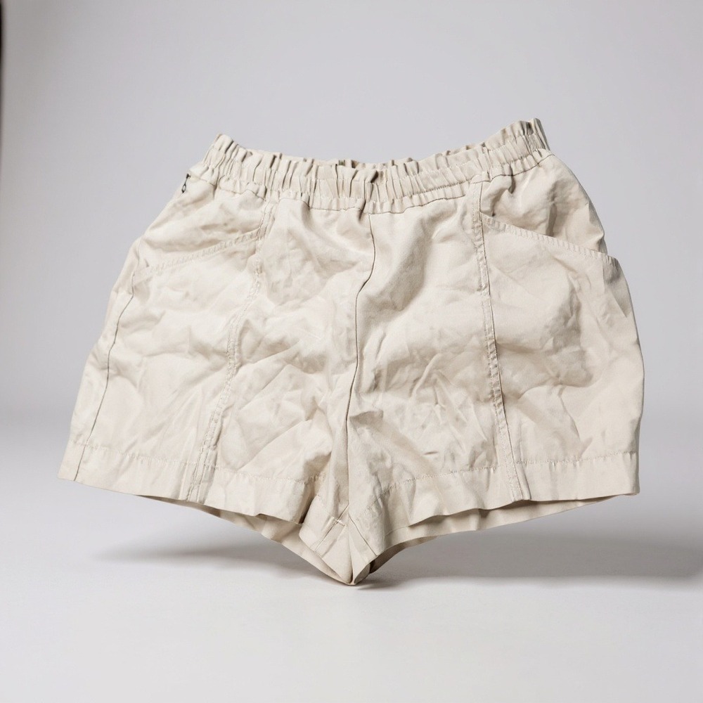 Simply Vera Vera Wang Shorts Utility Stone Elastic Waist PXL Minimalist Summer